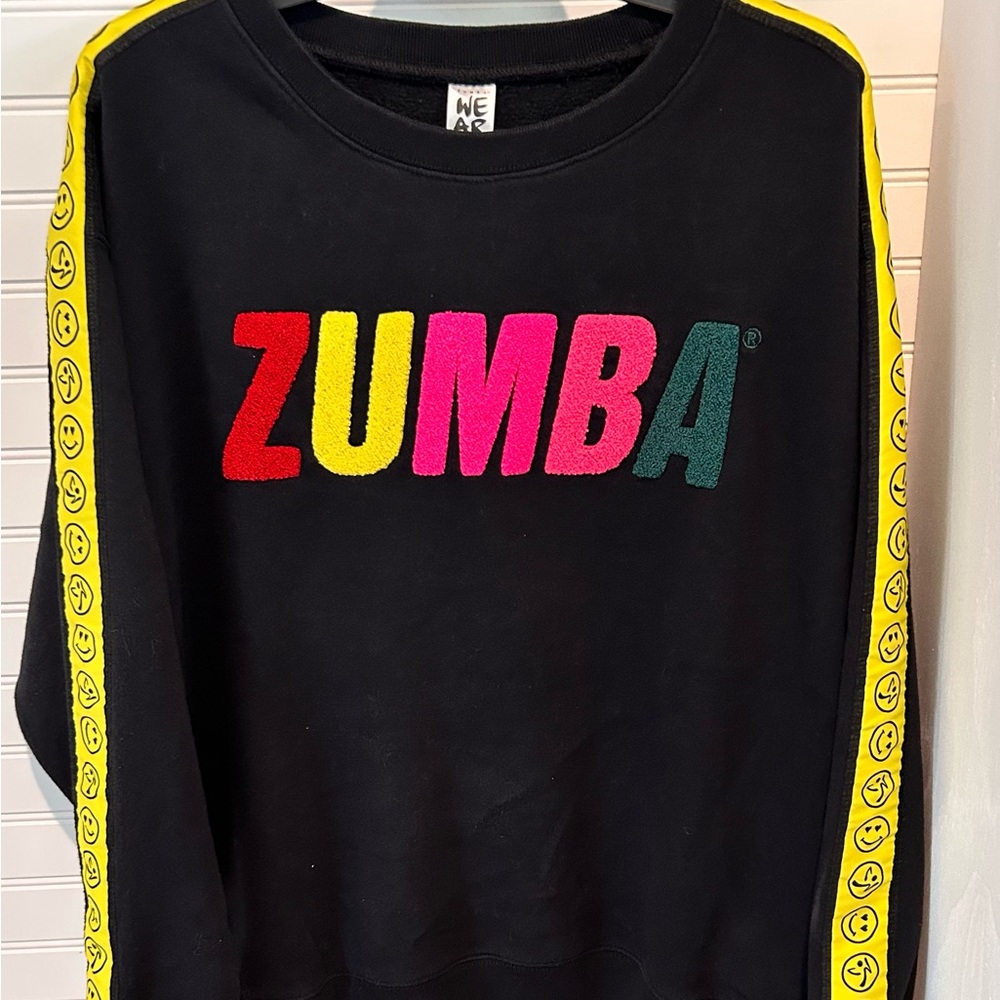 Zumba Fitness sweatshirt with embroidered Zumba logo